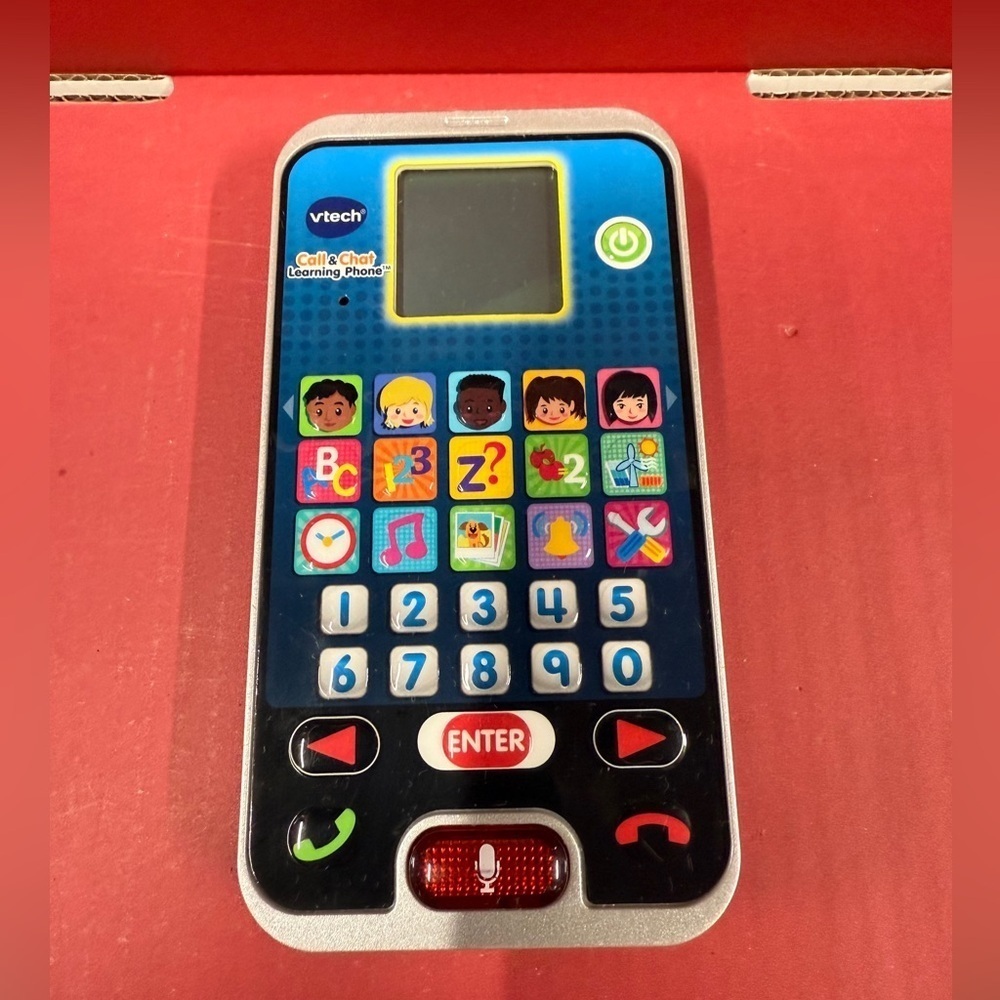 VTech Call & Chat Learning Phone - Blue